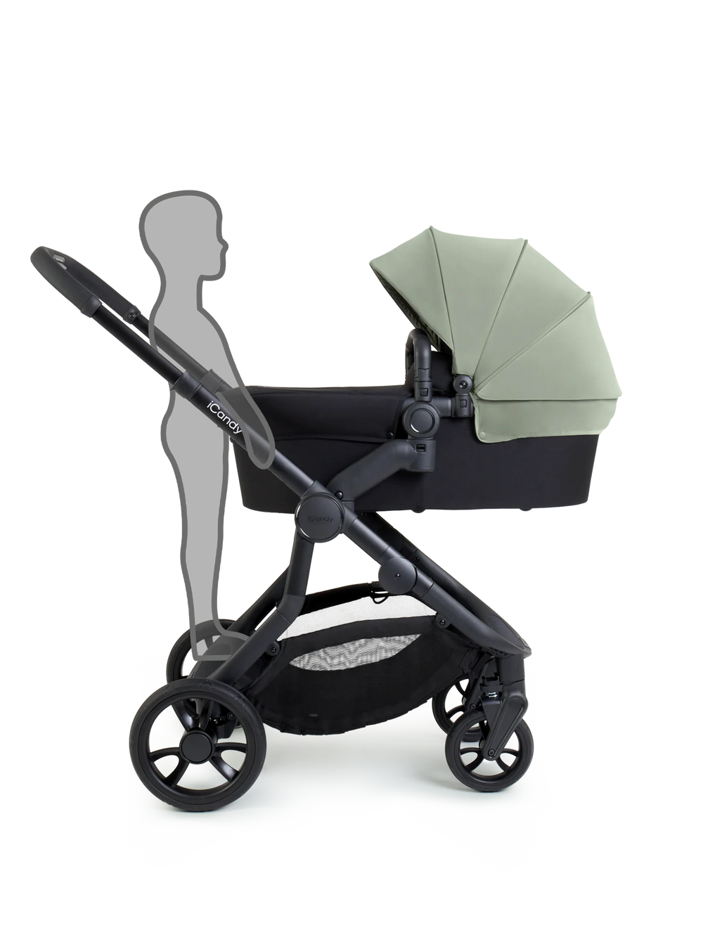 Orange 4 Pistachio Pushchair Bundle
