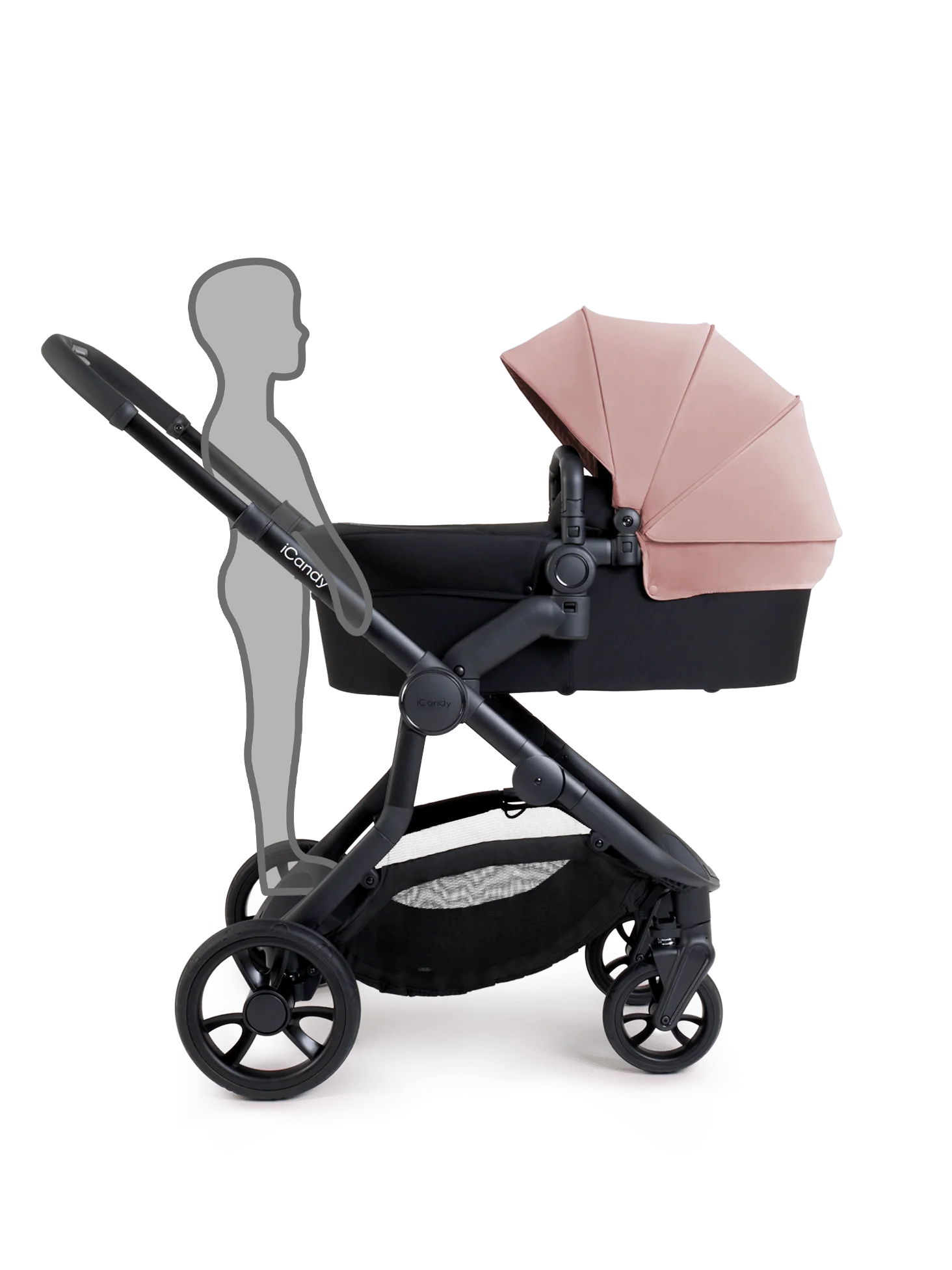 Orange 4 Rose Double Pushchair Bundle