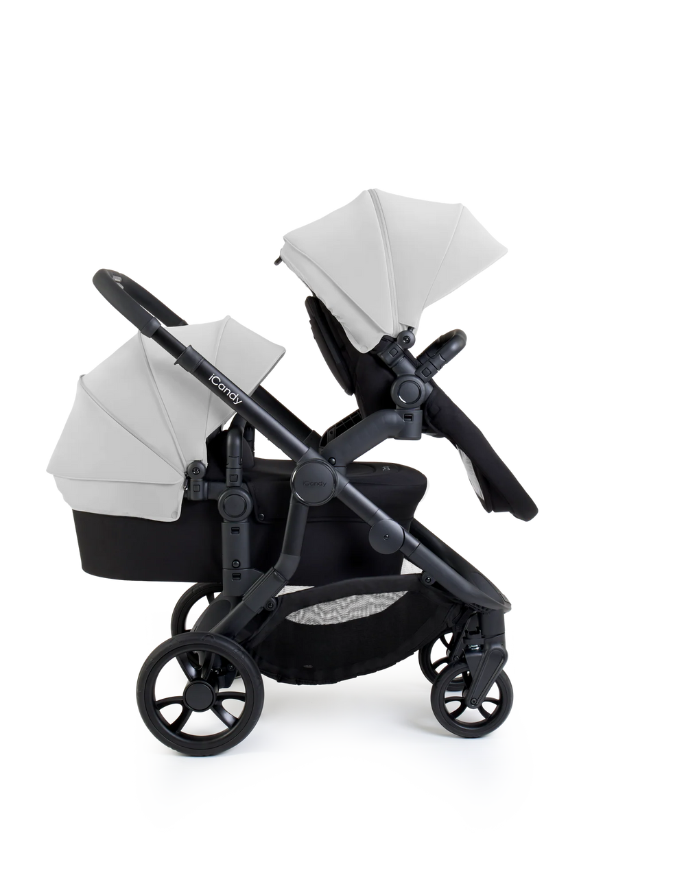Orange 4 Glacier Double Pushchair Bundle