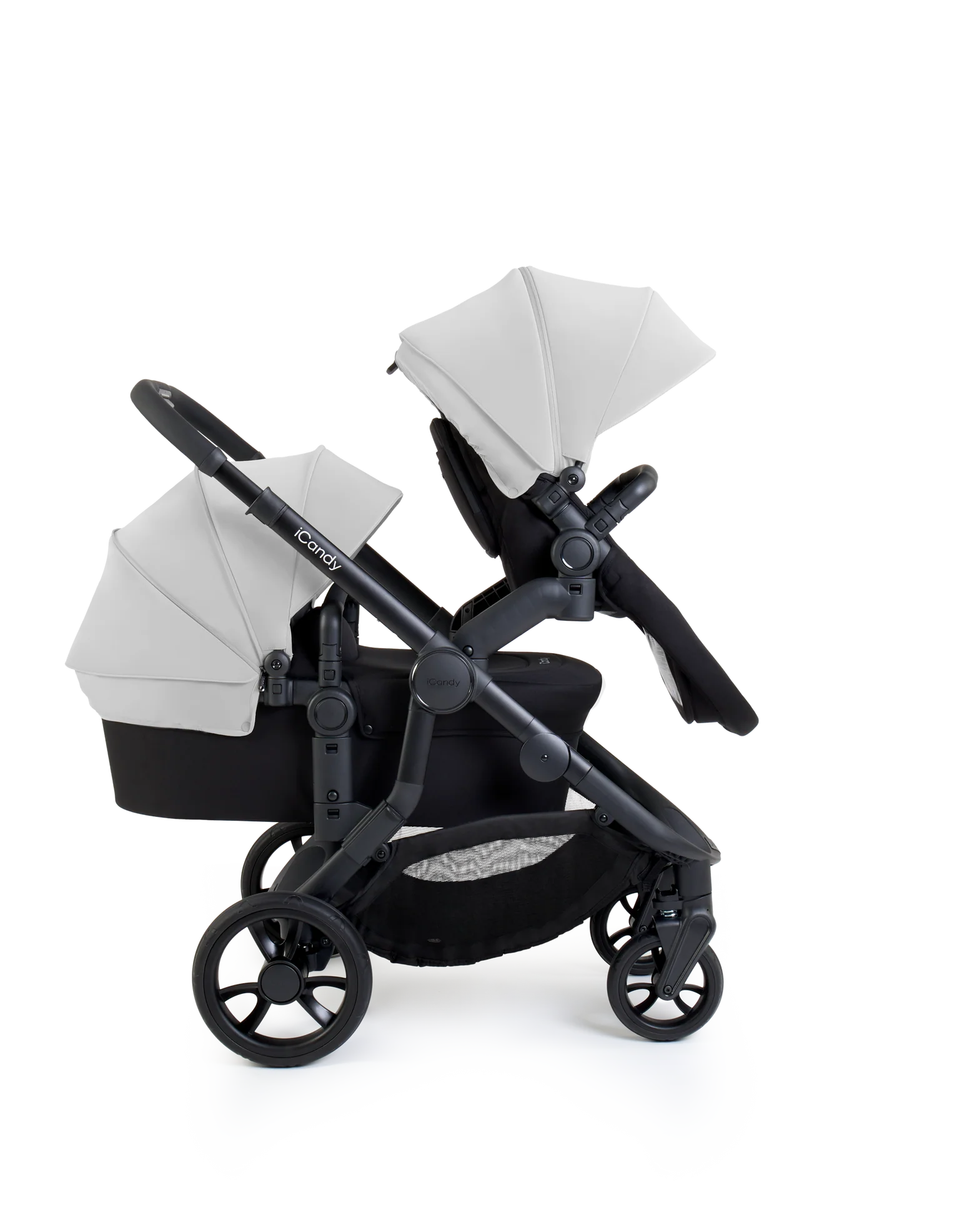 Orange 4 Glacier Double Pushchair Bundle