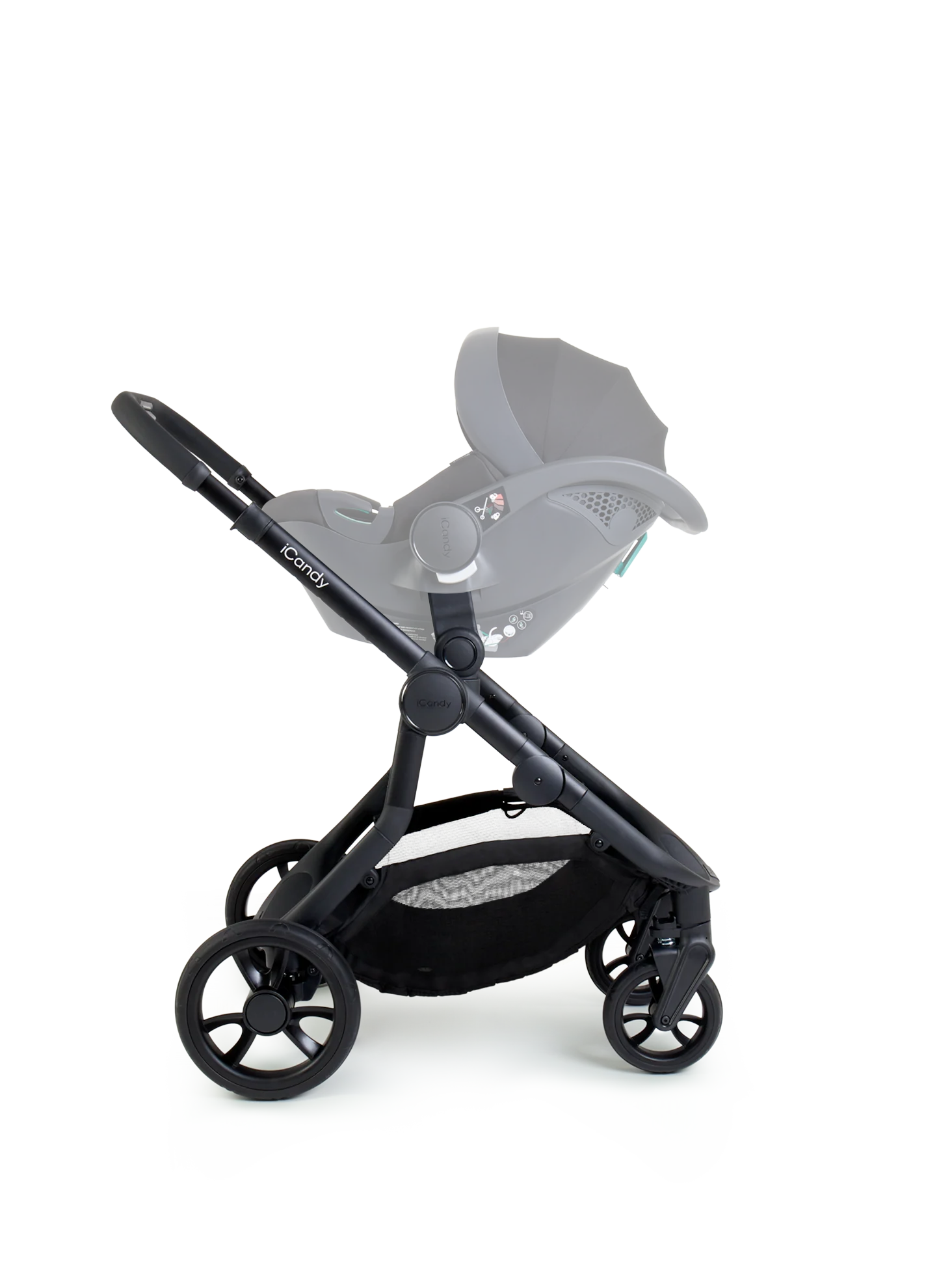 Orange 4 Pistachio Double Pushchair Bundle