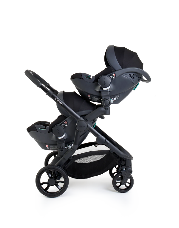 Orange 4 Glacier Travel System & Car Seat - Twin