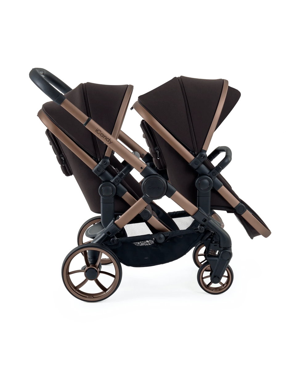 Peach 7 Pecan Pushchair and Carrycot - Twin