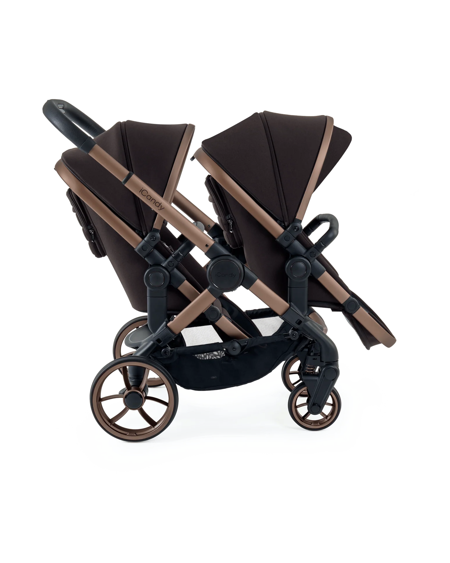 Peach 7 Pecan Pushchair and Carrycot - Twin