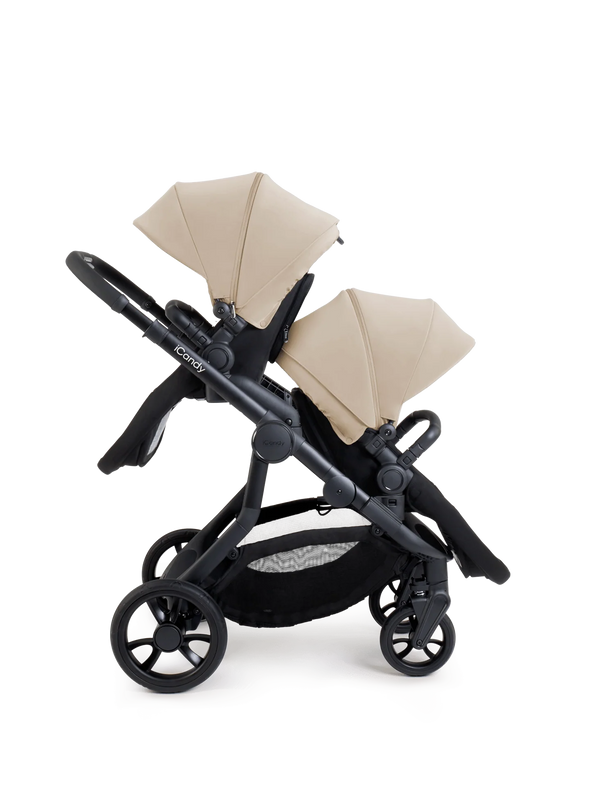 Orange 4 Latte Travel System & Car Seat - Twin