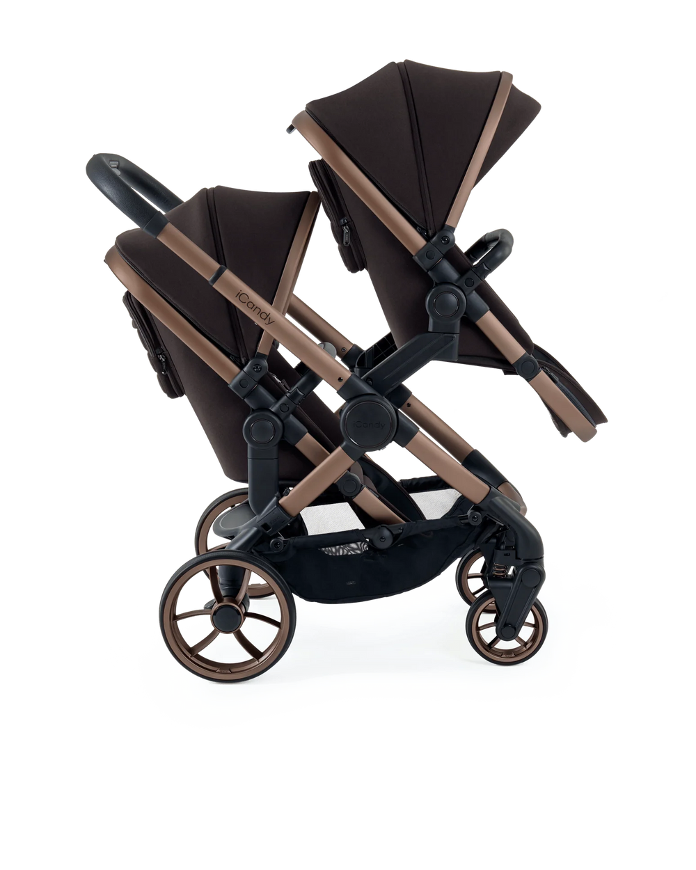 Peach 7 Pecan Pushchair and Carrycot - Twin
