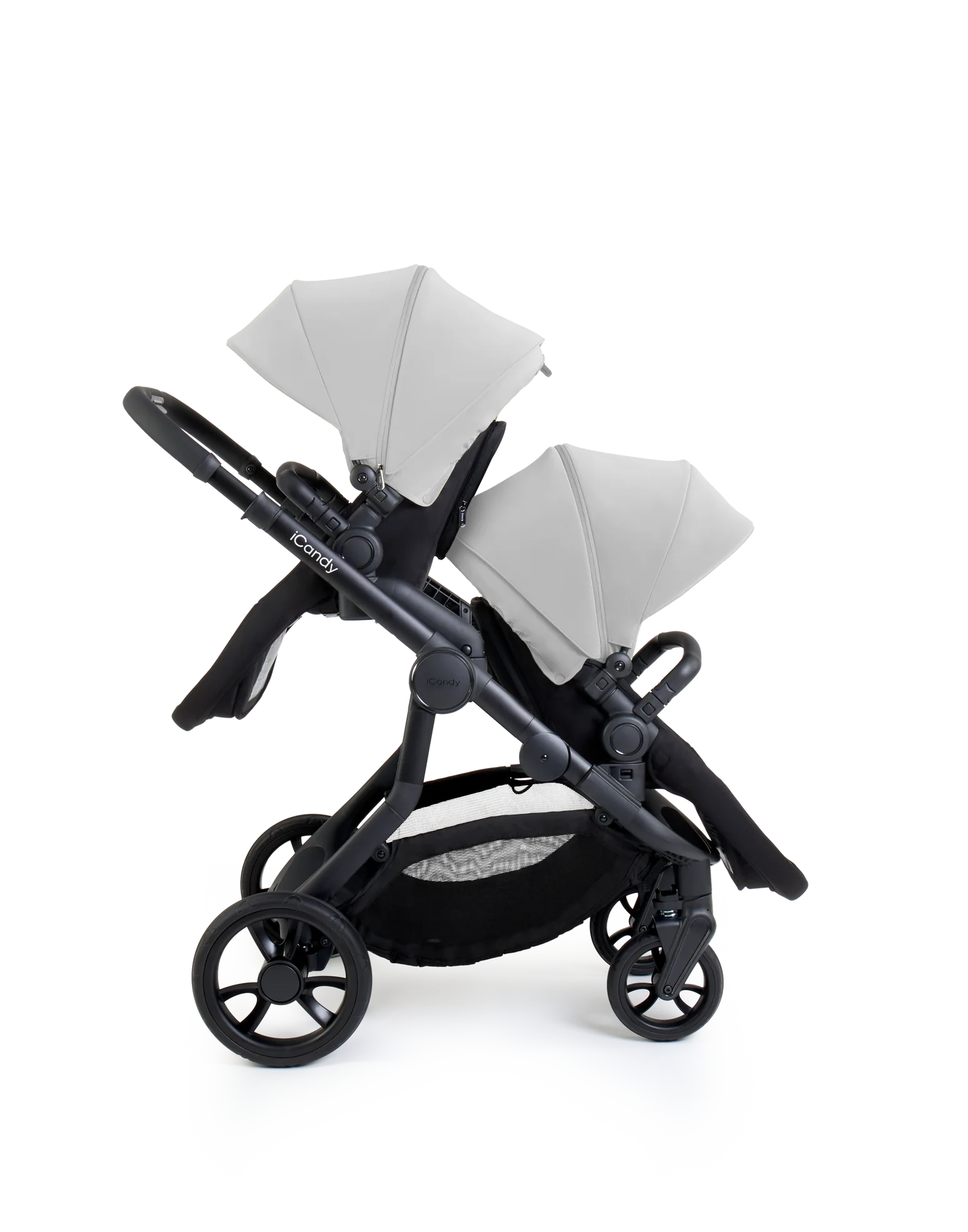 Orange 4 Glacier Double Pushchair Bundle