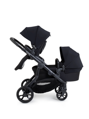 Orange 4 Black Double Pushchair Bundle