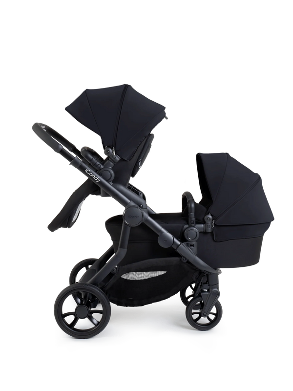 Orange 4 Black Double Pushchair Bundle