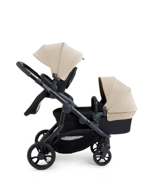 Orange 4 Latte Double Pushchair Bundle