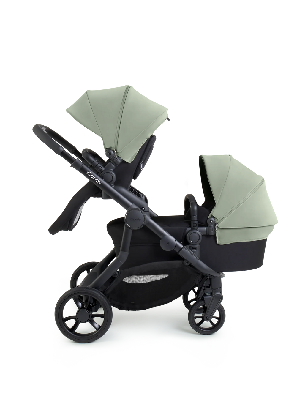 Orange 4 Pistachio Pushchair Bundle