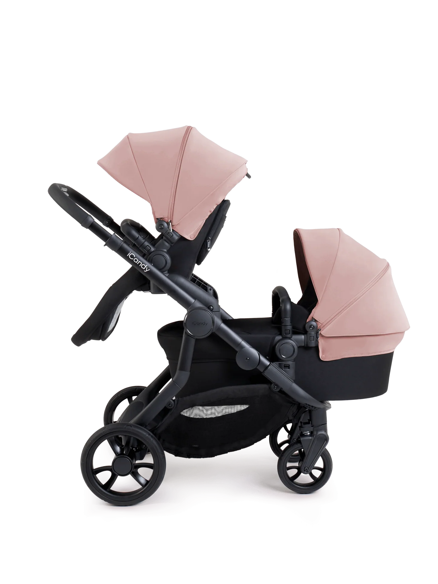 Orange 4 Rose Double Pushchair Bundle