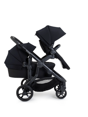 Orange 4 Black Double Pushchair Bundle