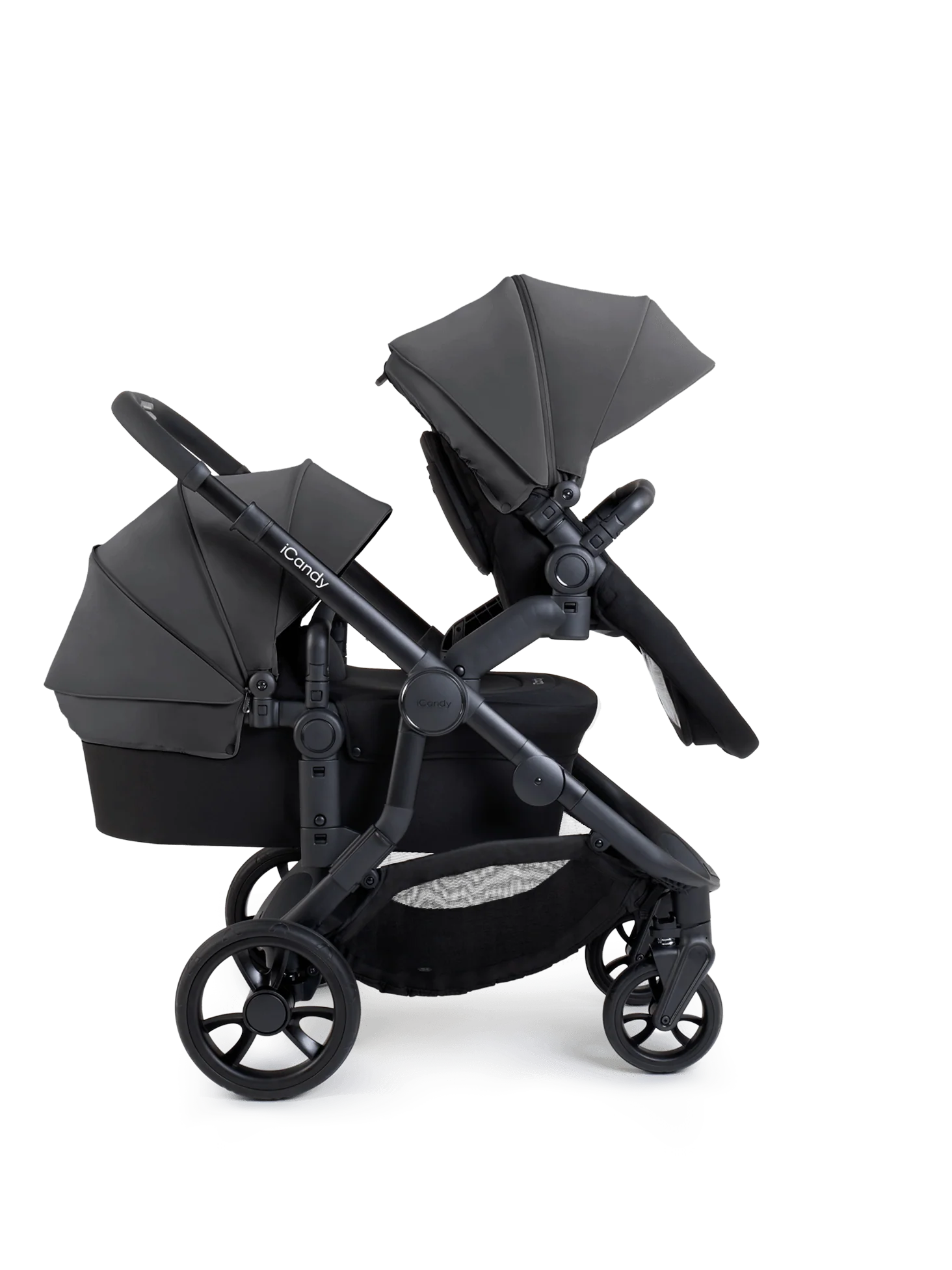 Orange 4 Fossil Double Pushchair Bundle