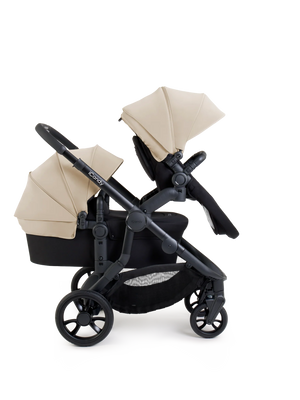 Orange 4 Latte Double Pushchair Bundle