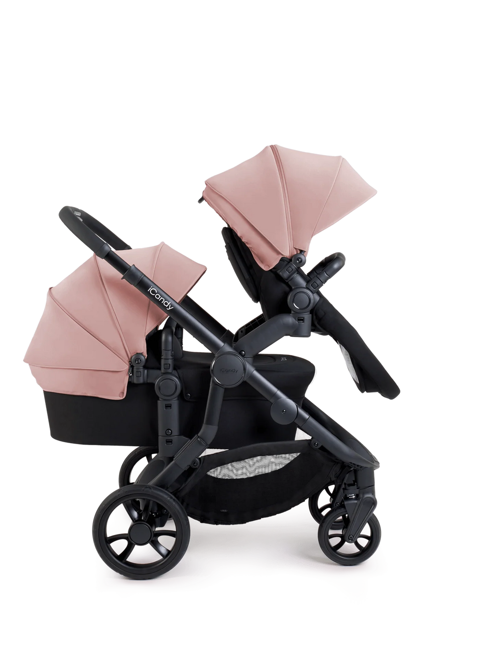 Orange 4 Rose Double Pushchair Bundle