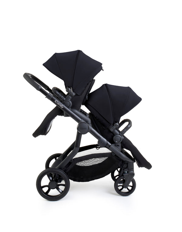 iCandy Orange Double kinderwagen black