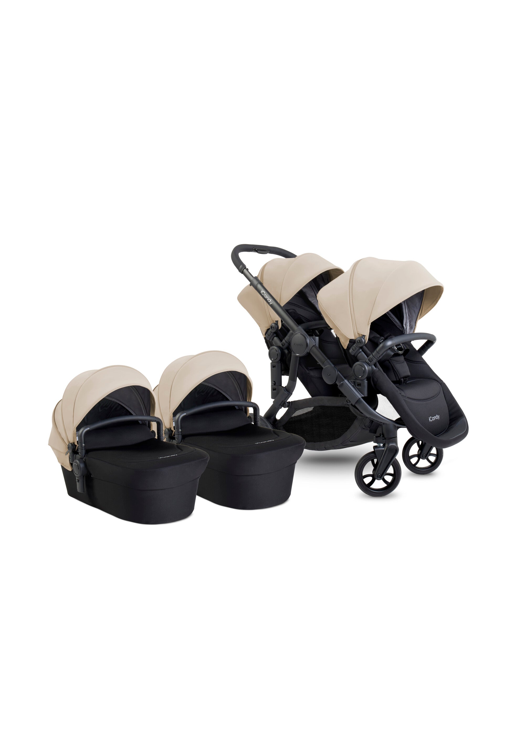iCandy Orange twin kinderwagen latte