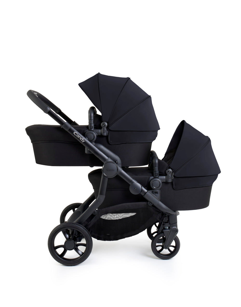 iCandy Orange twin kinderwagen black