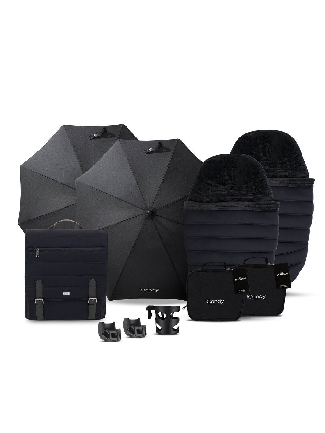 Accessoires pakket Double/Twin kinderwagen Black