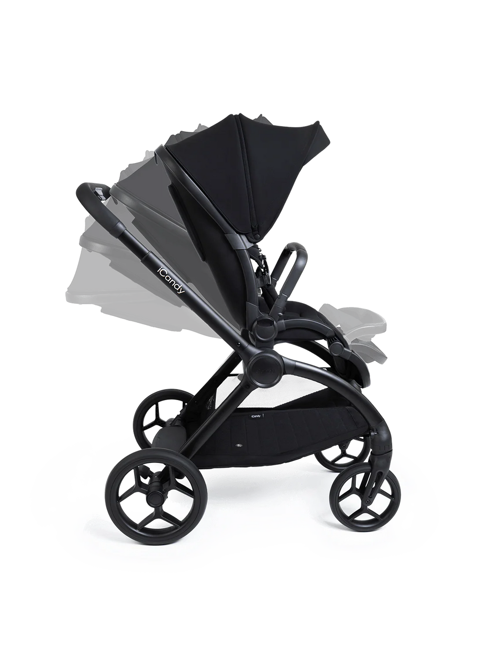 Core 2 Black Pushchair and Carrycot - Complete 360 Car Seat Bundle
