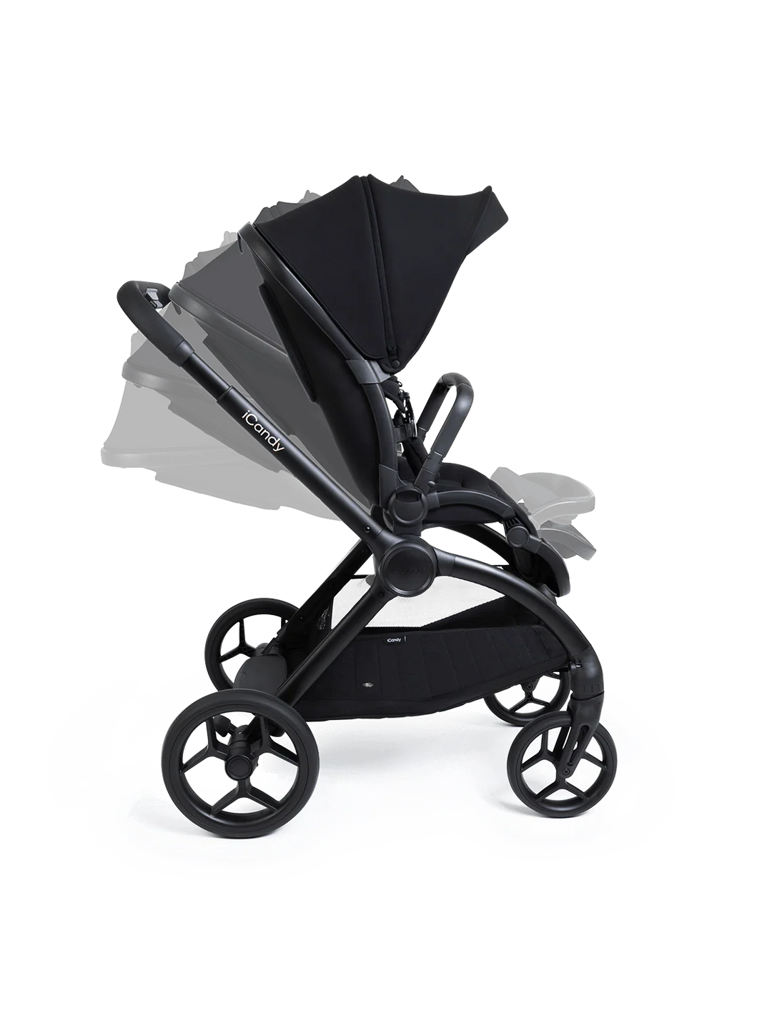 Core 2 Black Pushchair and Carrycot - Complete 360 Car Seat Bundle