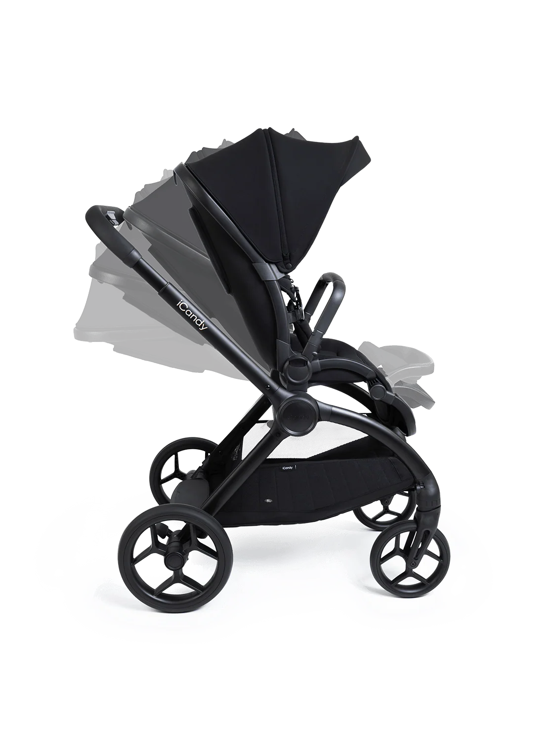 Core 2 Black Pushchair and Carrycot - Complete 360 Car Seat Bundle