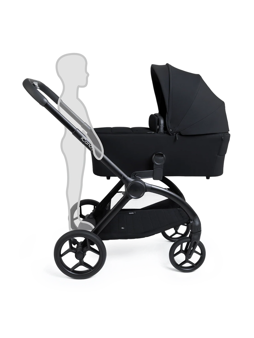 Core 2 Black Pushchair and Carrycot - Complete Bundle