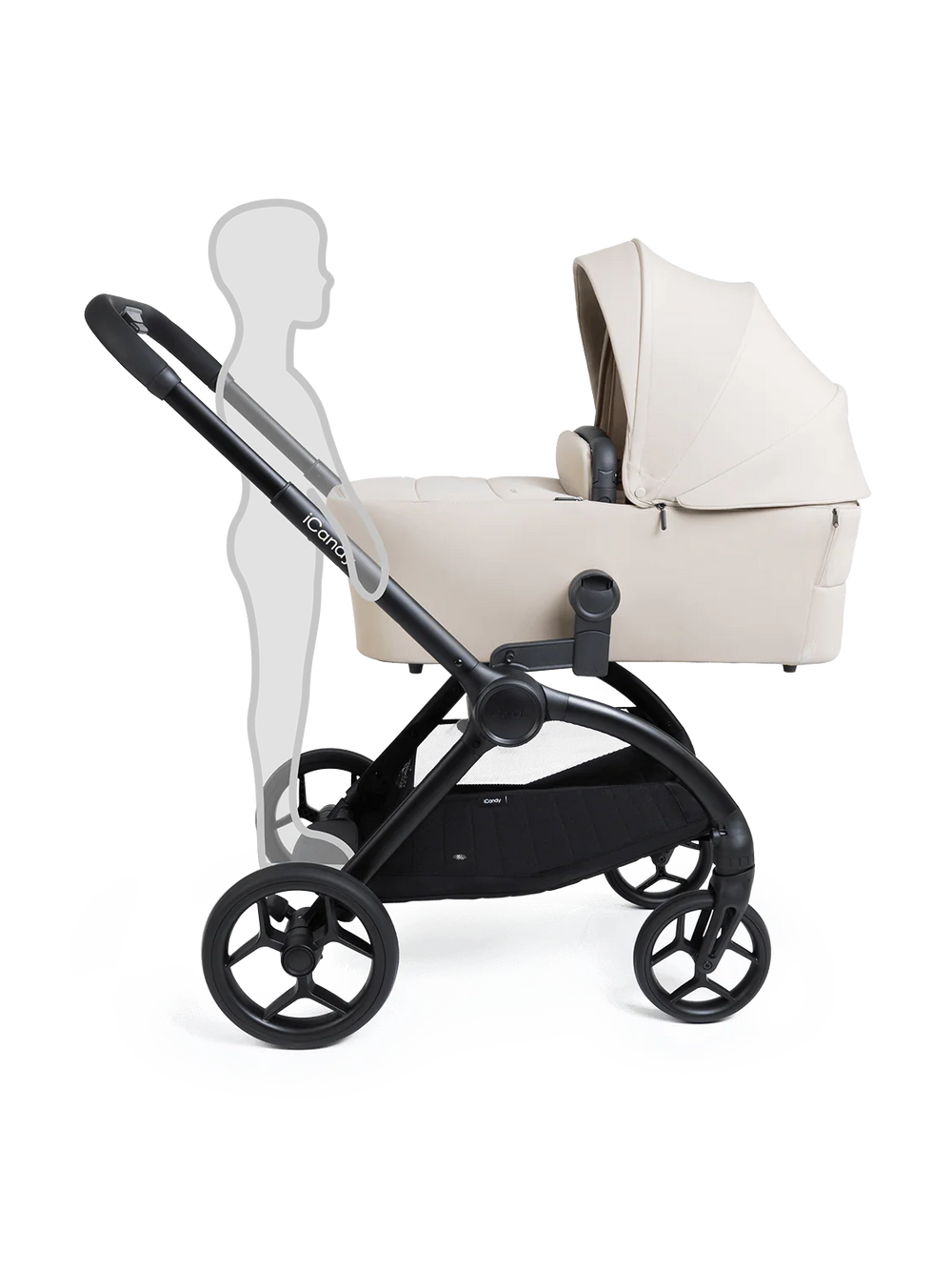 Core 2 Sandstone Pushchair and Carrycot - Complete 360 Car Seat Bundle