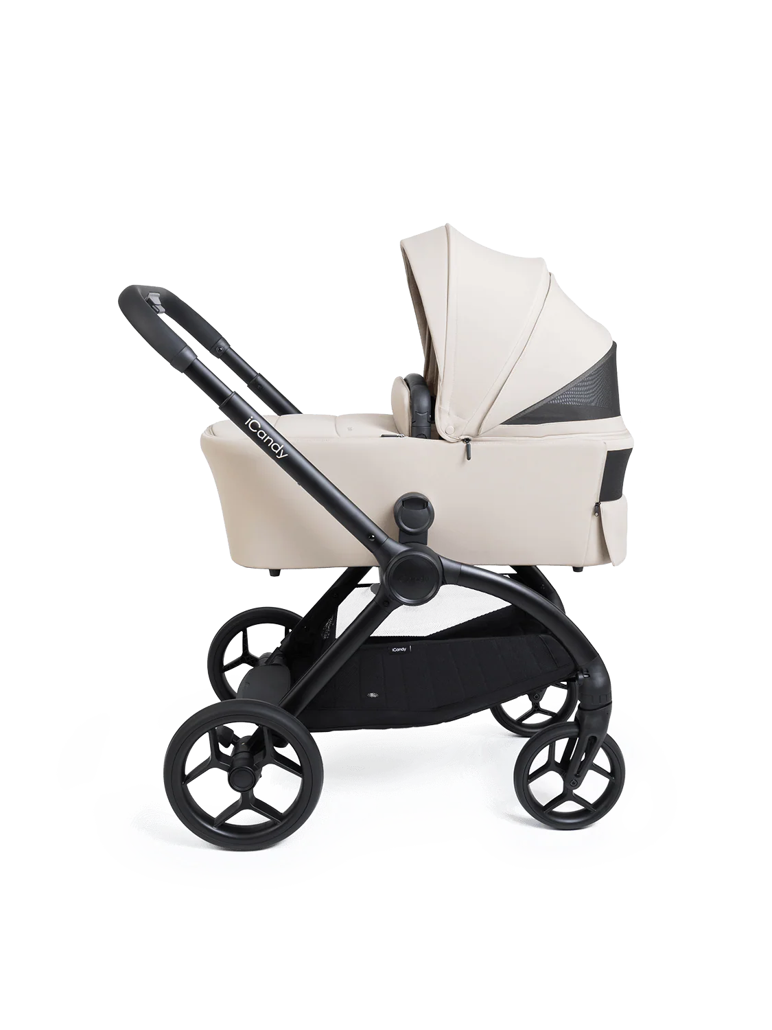 Core 2 Sandstone Pushchair and Carrycot - Complete 360 Car Seat Bundle