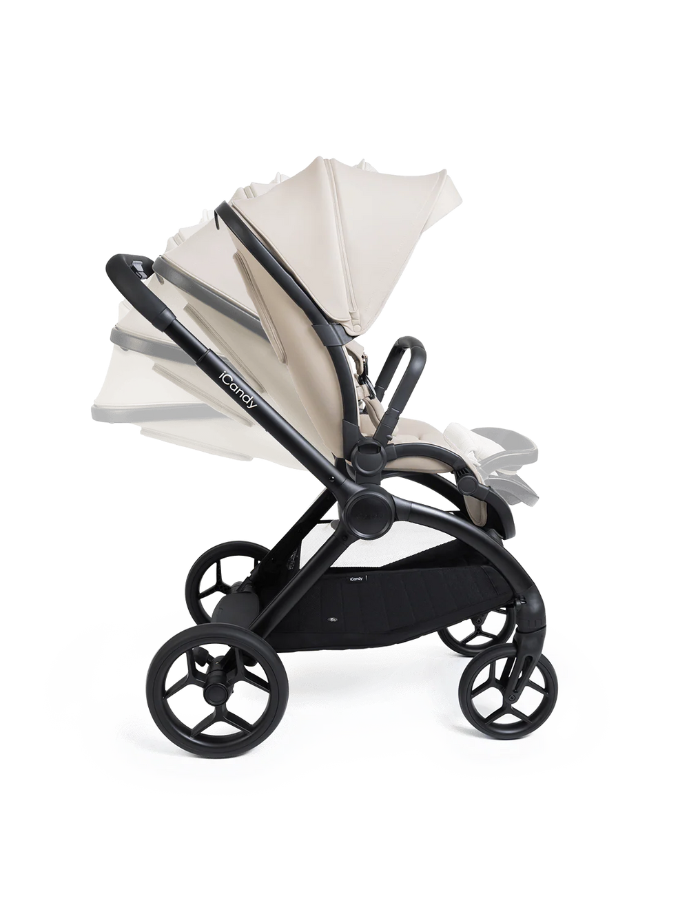 Core 2 Sandstone Pushchair and Carrycot - Complete 360 Car Seat Bundle