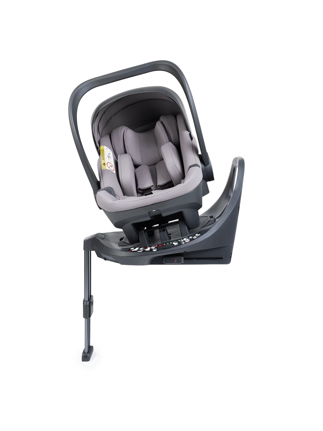 Core 2 Storm Grey Pushchair and Carrycot - Complete 360 Car Seat Bundle