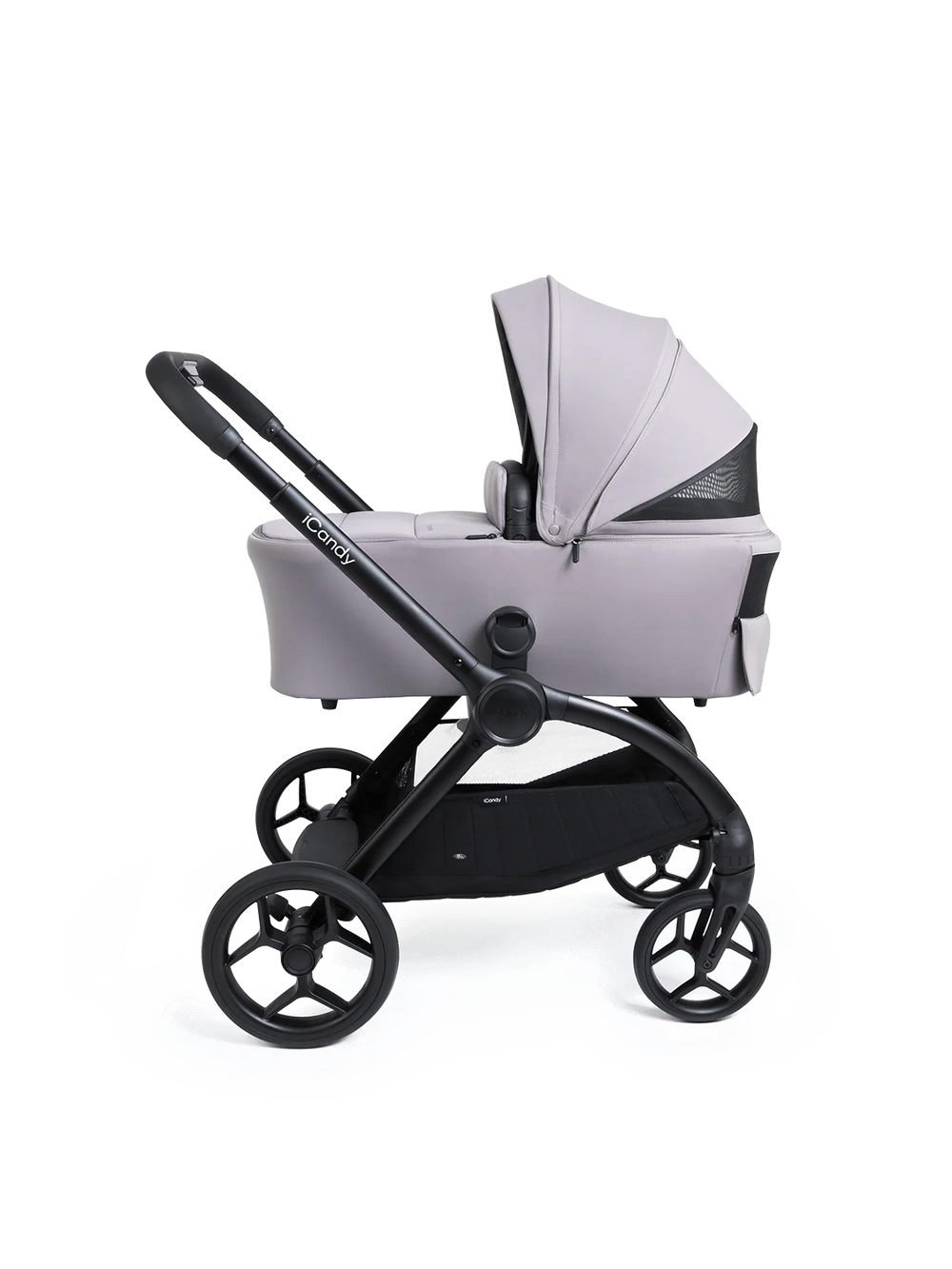 Core 2 Storm Grey Pushchair and Carrycot - Complete 360 Car Seat Bundle