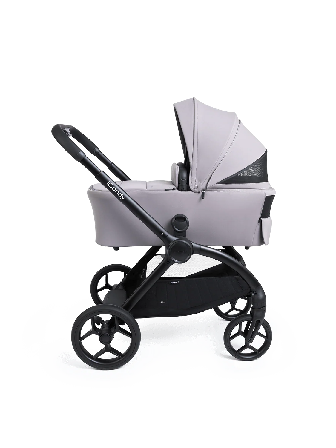 Core 2 Storm Grey Pushchair and Carrycot - Complete 360 Car Seat Bundle