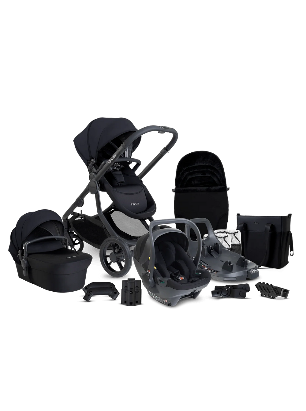Orange 4 Black Travel System & 360 Car Seat