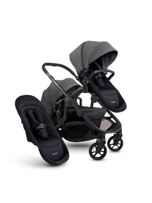 Orange 4 Fossil Double Pushchair Bundle