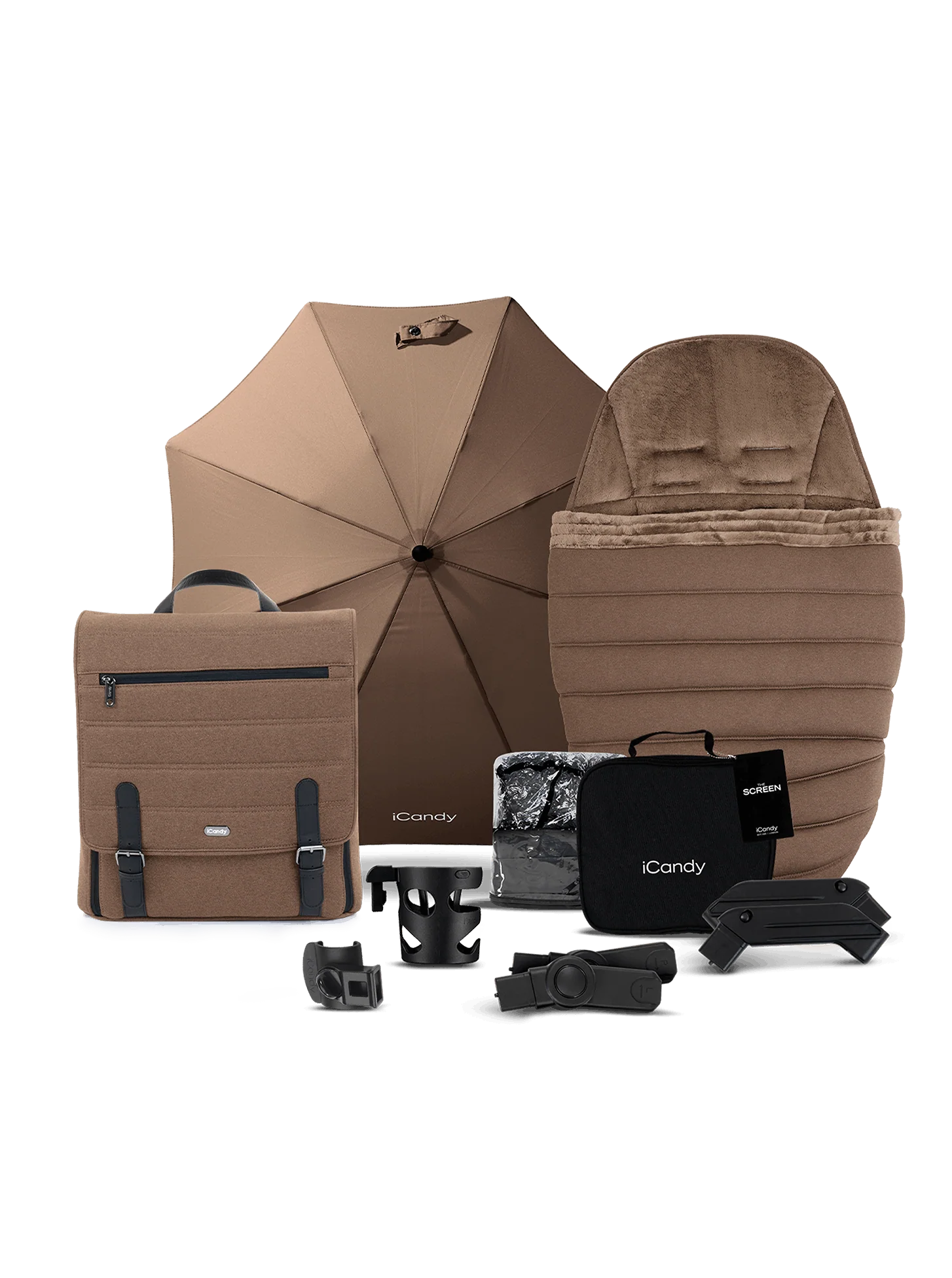 Peach 7 Coco Pushchair and Carrycot - Complete 360 Car Seat Bundle