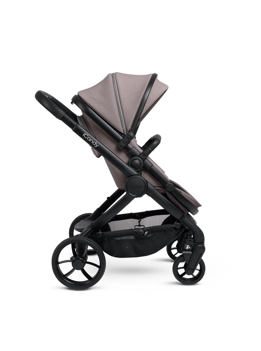 Peach 7 Porcini Pushchair and Carrycot - Complete 360 Car Seat Bundle