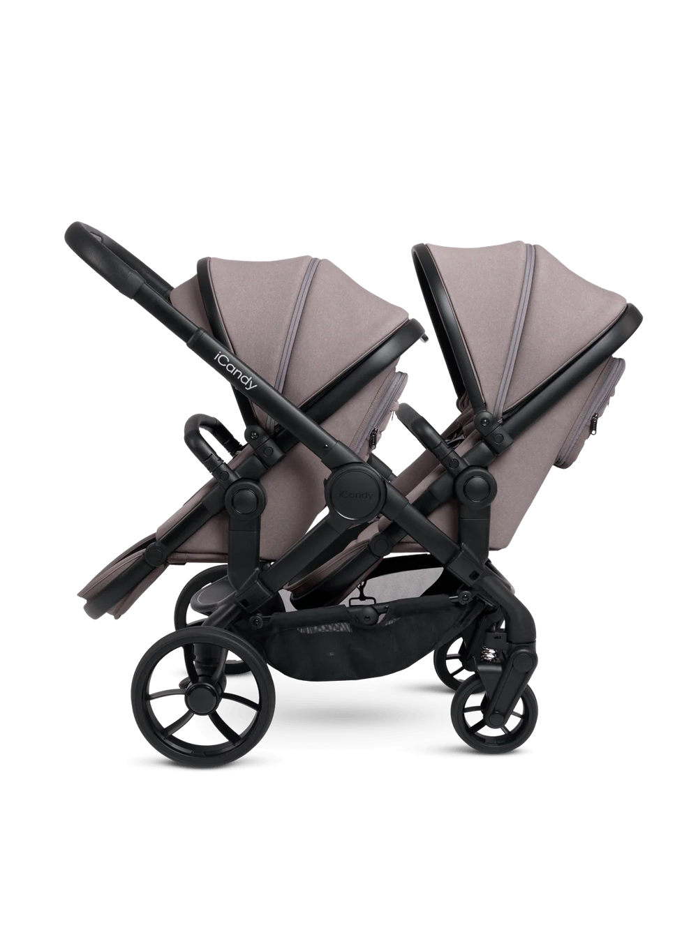 Peach 7 Porcini Pushchair and Carrycot - Double