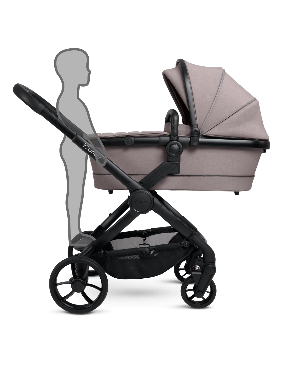 Peach 7 Porcini Pushchair and Carrycot - Complete Bundle