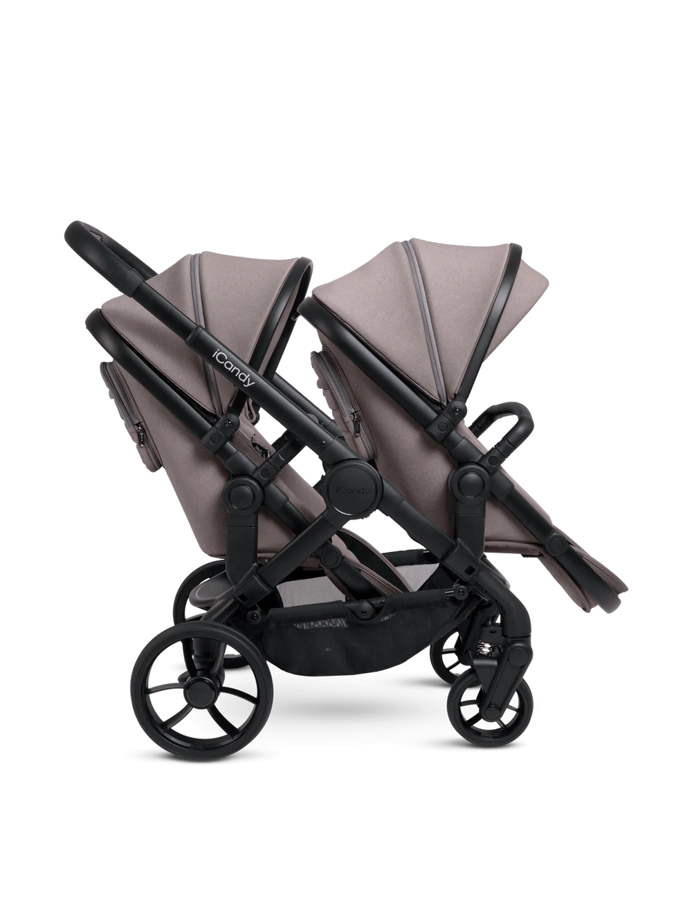 Peach 7 Porcini Pushchair and Carrycot - Twin