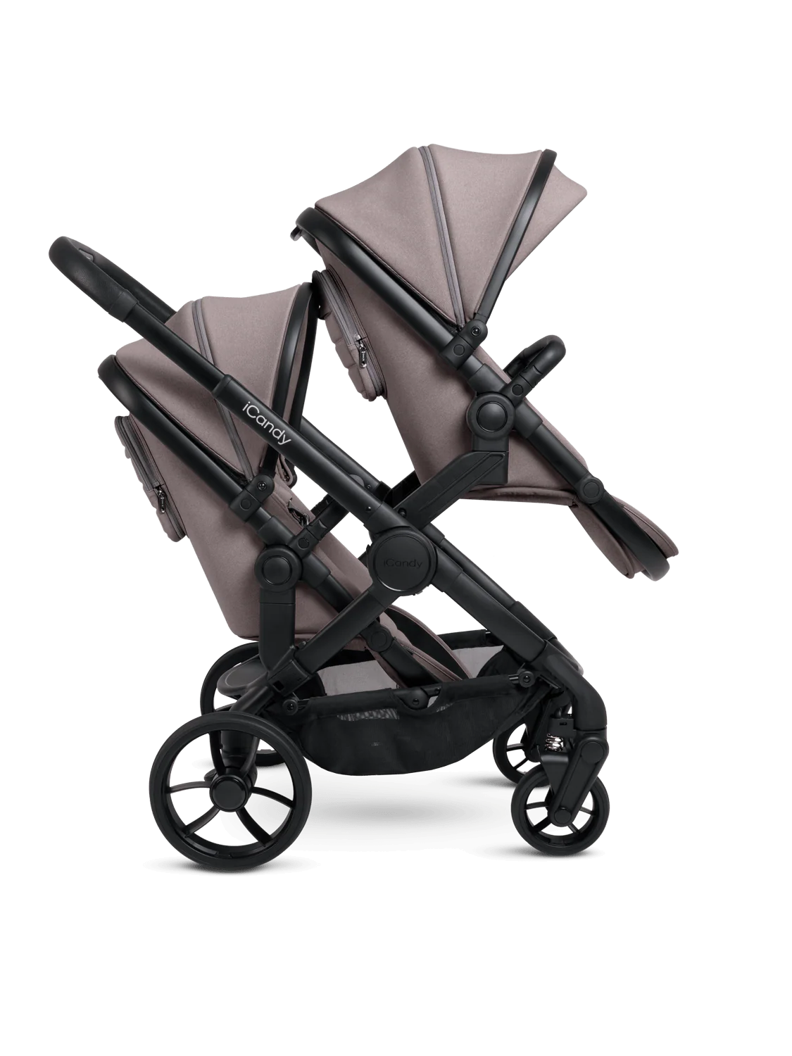 Peach 7 Porcini Pushchair and Carrycot - Twin