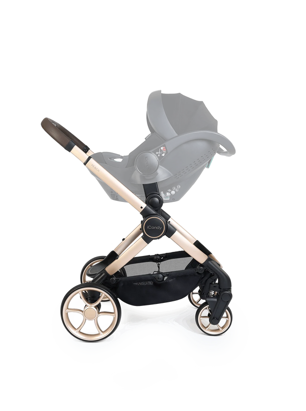 Peach 8 Biscotti Pushchair and Carrycot - Pushchair Bundle