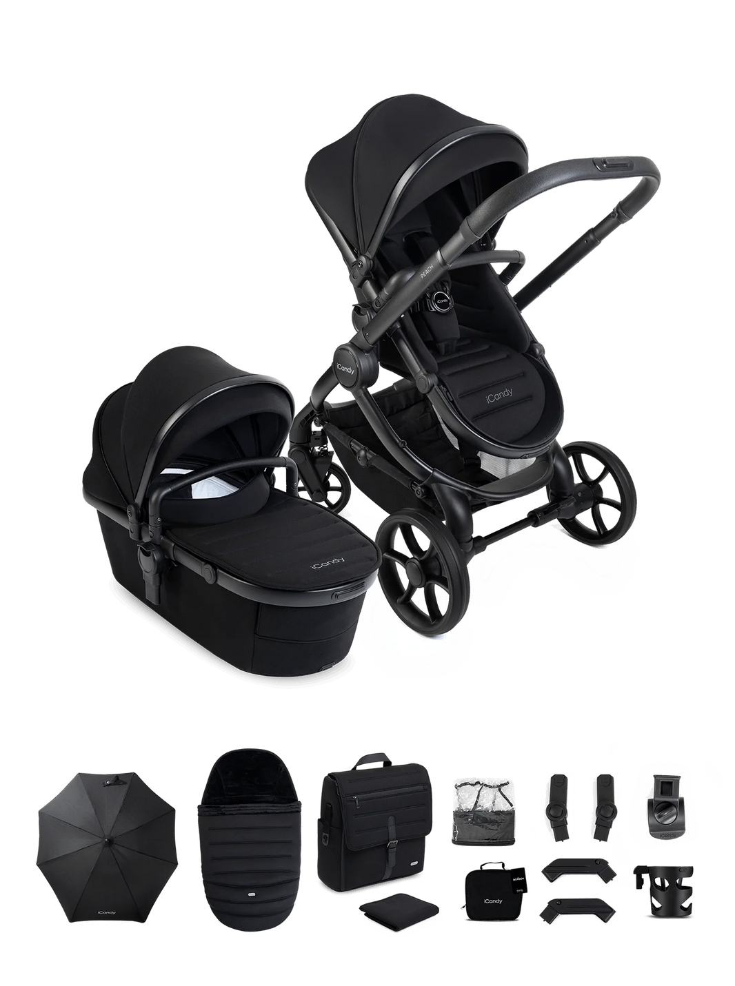 iCandy Peach 8 2-in-1 Kinderwagen – Black