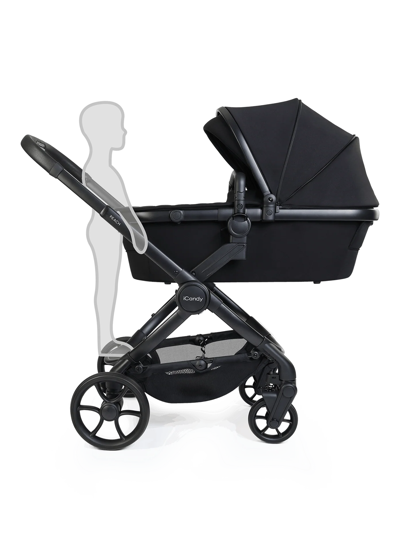 iCandy Peach 8 2-in-1 Kinderwagen – Black