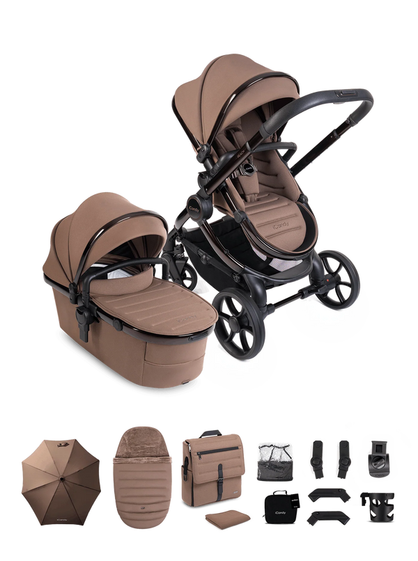 Peach 8 Coco Pushchair and Carrycot - Pushchair Bundle