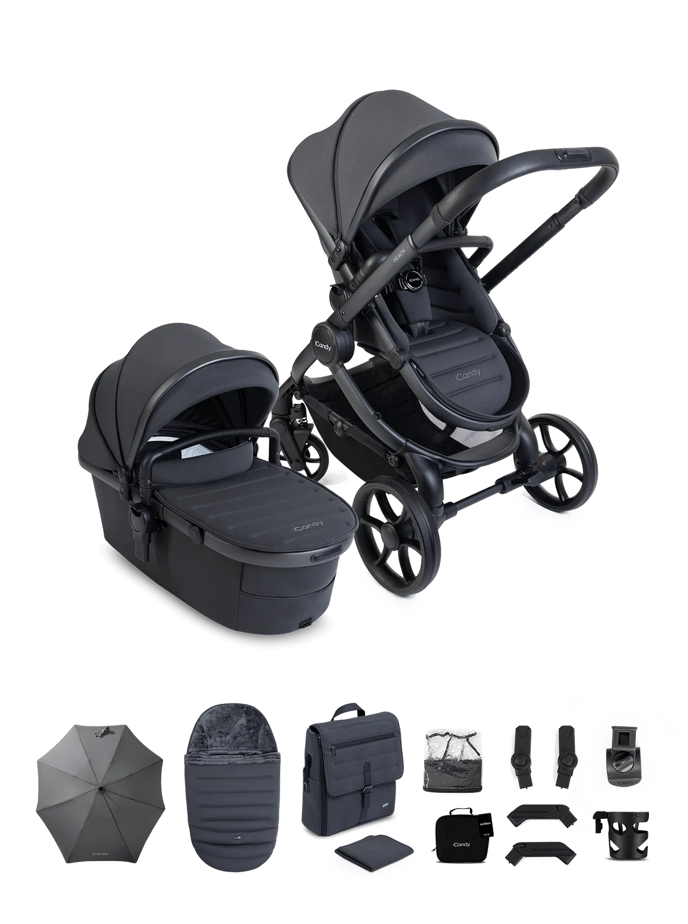 iCandy Peach 8 2-in-1 Kinderwagen – Grey