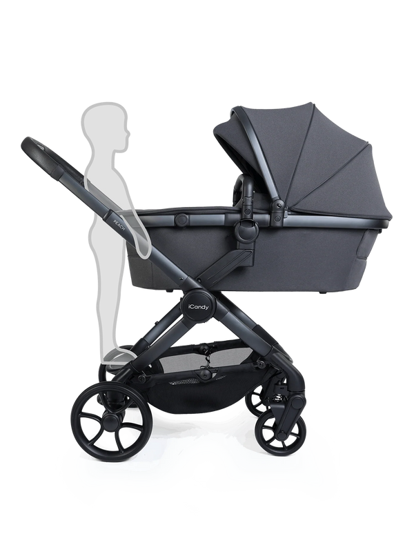 Peach 8 Grey Pushchair and Carrycot - Pushchair Bundle