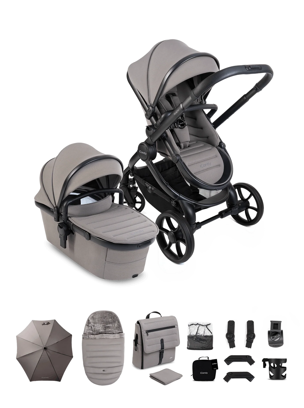 iCandy Peach 8 2-in-1 Kinderwagen – Porcini