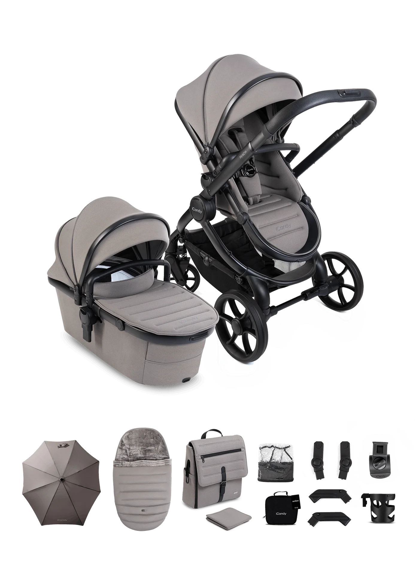 iCandy Peach 8 2-in-1 Kinderwagen – Porcini